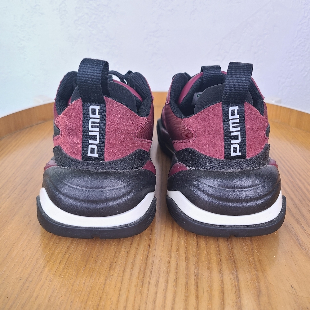 Puma Thunder Spectra Burgundy Athletic Shoes - Picture 3 of 12